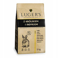 Сухий корм для собак Luger's з кроликом та індичкою, мішок 5 кг
