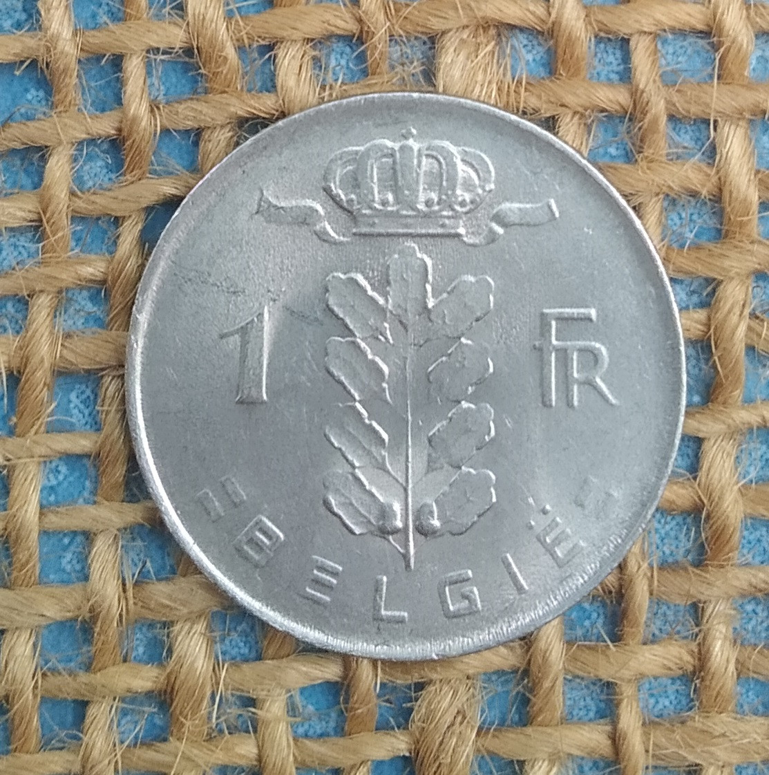 1 франк 1975 року. Бельгiя, фото 1