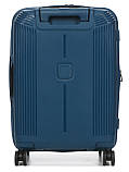 Набір валіз Франція (L M S-3шт) поліпропілен синій/Airtex 647, фото 3