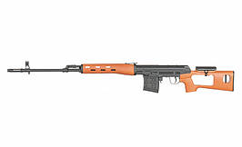 Спрінгова снайперська гвинтівка СВД/SWD Bolt Action - Real Wood [AGM] (для страйкболу)
