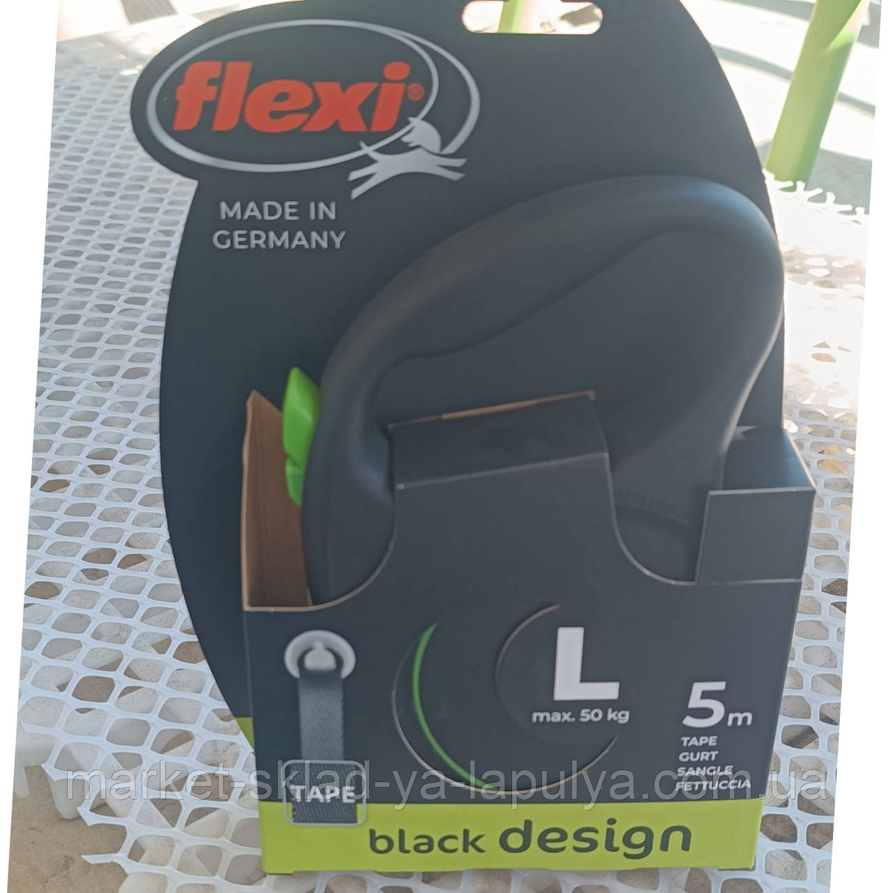 Рулетка повідець Flexi L 5м 50 кг, фото 1