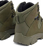 Армійські тактичні черевики утеплені Партизан PRO Хакі, тактичне взуття для ЗСУ, Військові зелені берці, фото 4