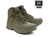 Армійські тактичні черевики утеплені Партизан PRO Хакі, тактичне взуття для ЗСУ, Військові зелені берці, фото 6