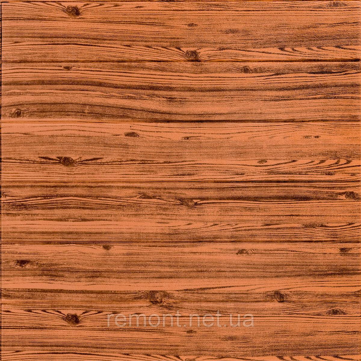 Самоклеюча декоративна 3D панель 700х700х6мм Золоте дерево (082) SW-00000020, фото 1