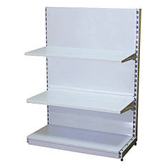 Односторонній стелаж 1450*1200 мм, приставний стелаж Рістел, стелаж для товару, стелаж в магазин, стелаж для побутової хімії