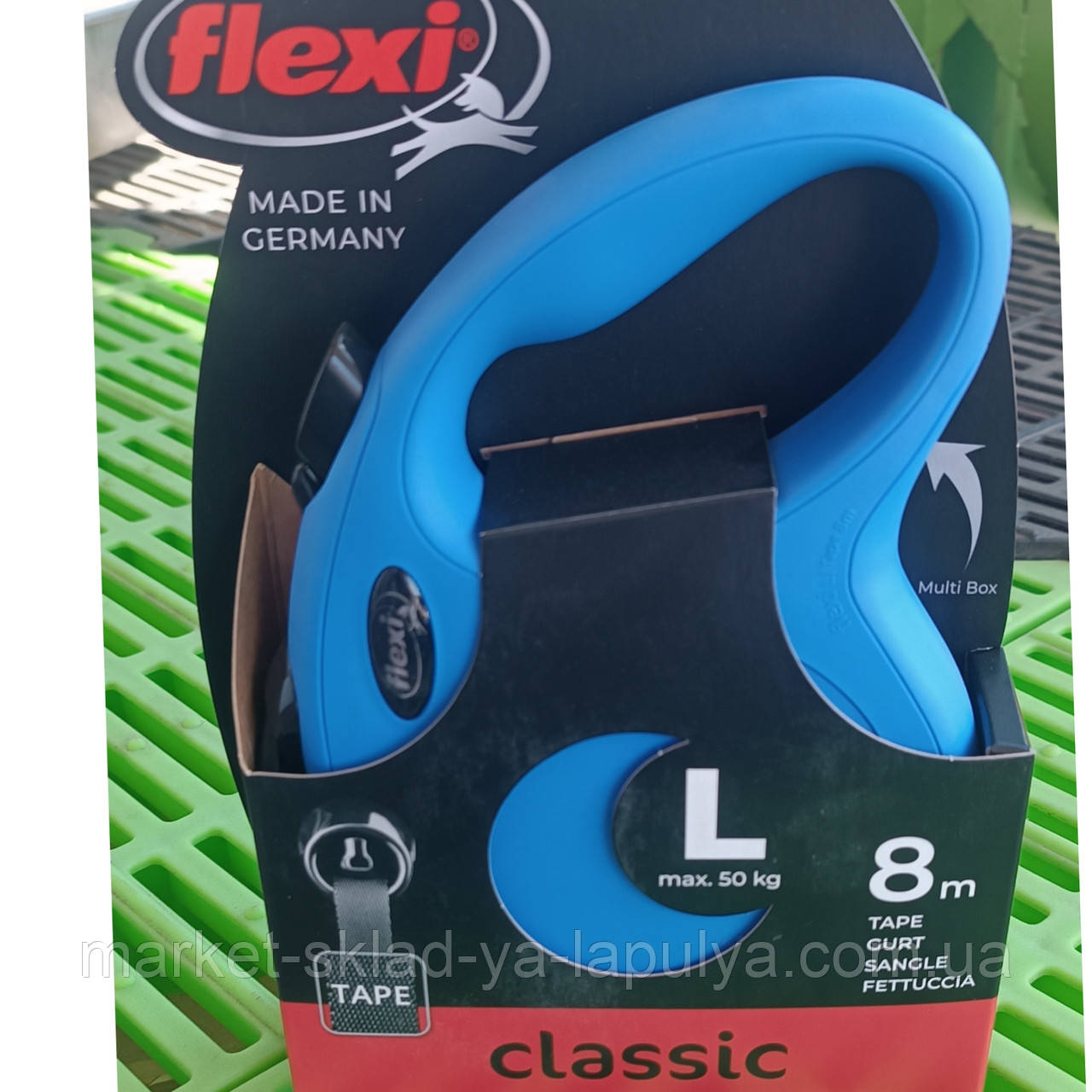 Рулетка повідець Flexi classic 8 м 50 кг, фото 1