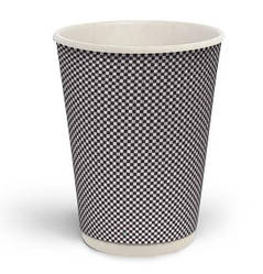 Стакан гофрований Меланж 275мл (25шт/уп)