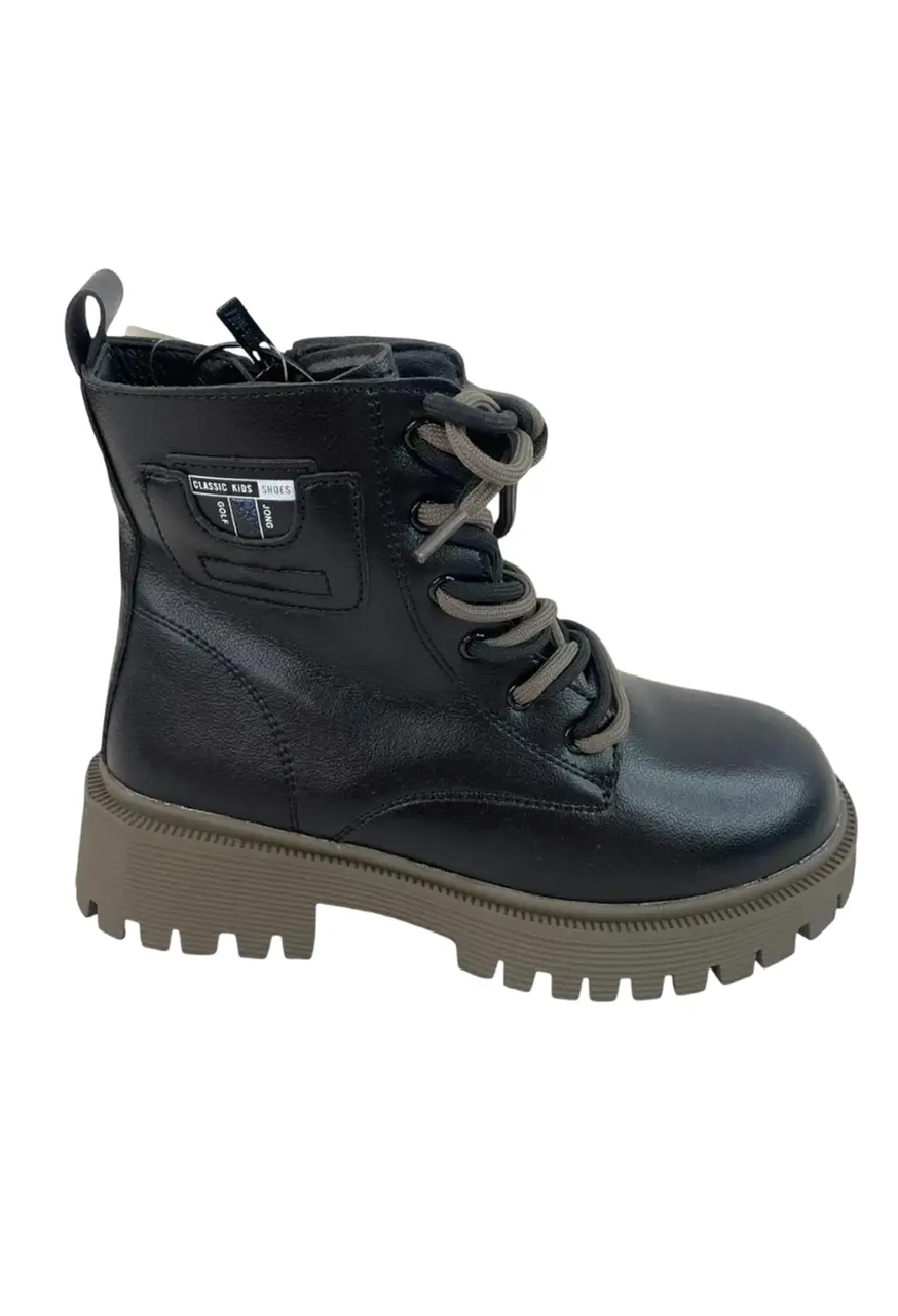 Дитячі черевики чорні демісезонні (С30810-0), фото 1