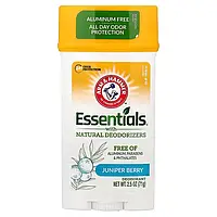 Arm & hammer Essentials Deodorant Дезодорант із натуральними дезодоруючими речовинами, ялівець, 71 г