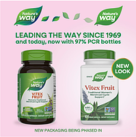 Плоди вітекса (Vitex Fruit) 400 мг Nature's Way 100 веганських капсул, фото 2