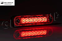 Фонарь габаритный боковой светодиодный FRISTOM FT-073 C LED LONG красный