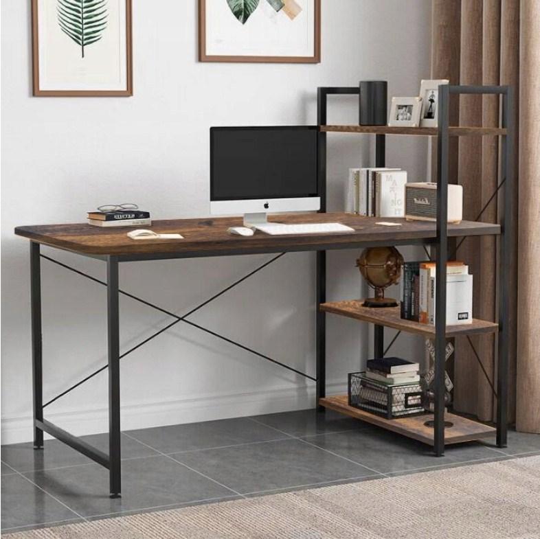 Комп'ютерна стіл, парта Youth Loft з полицями 100*52*120  C5A, фото 1