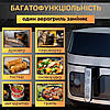 Мультипіч JK 5652 LK (12 л, 3500 Вт) — безоливна аерофритюрниця, аерогриль із сенсорним, фото 2