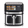 Аерофритюрниця DOMOTEC Німеччина з чашею на 12 л аерогриль для приготування без олії мультипіч 3500 Вт, фото 6