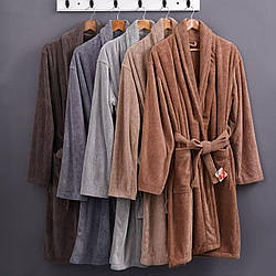 Халат універсальний фібра м'який та пухнастий, унісекс