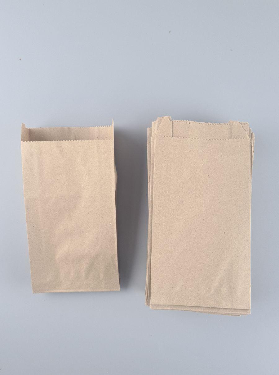 Бумажные пакеты саше крафт бурий, 120х40х230, 40г/м2 (100 шт), фото 1