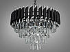 Сучасна кришталева люстра 221013-500BK+хром (50 см), фото 3