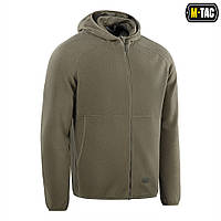 M-Tac кофта Lite Microfleece Hoodie Army Olive, тактична, фліска, демісезонна, зимова, військова
