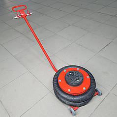 Домкрат пневматичний 2,8т, 140-365мм, 2 подушки, ручка 870мм, 164378, DPA-2C