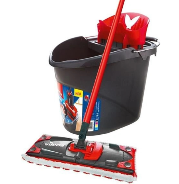 Набір для прибирання Vileda Ultramax XXL 160932, швабра і відро з віджимом, фото 1