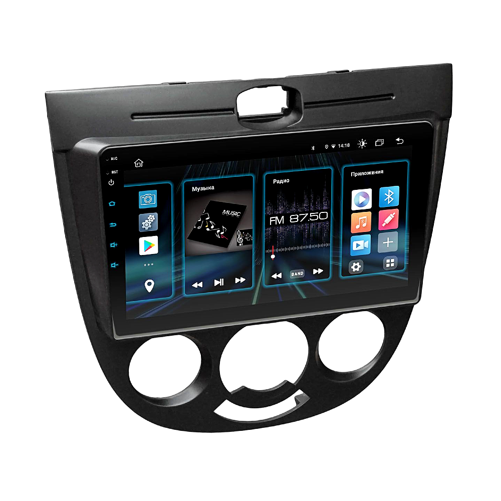 Штатна магнітола андроїд Chevrolet Lacceti, Автомагінтола 2дин 4 ядра 2/32, штатний головний пристрій шевроле, фото 1