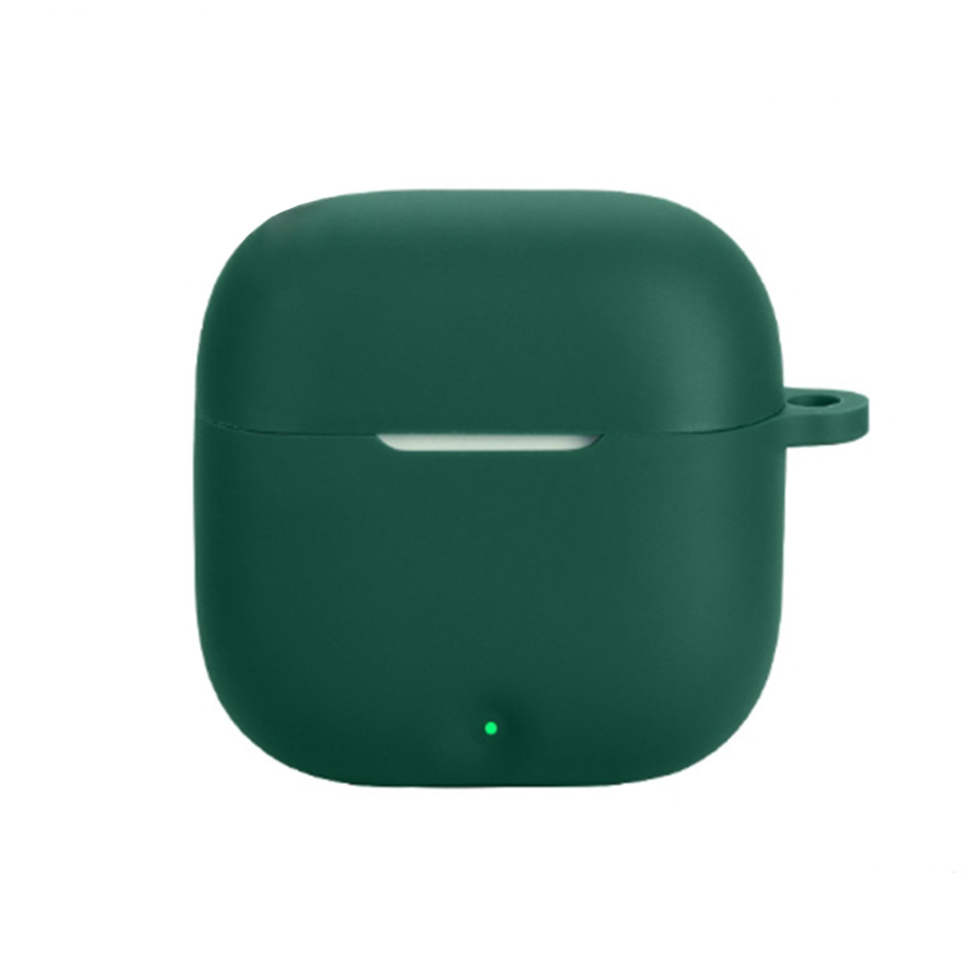 Силіконовий чохол для навушників Oppo Enco Buds 3 (ETEG1) | чохол + карабін | зелений