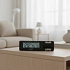 Годинник-термометр, від батарейок VST 7065 / Настільний годинник / Годинник для дому / Годиник з гігрометром / Електронний годиник, фото 2