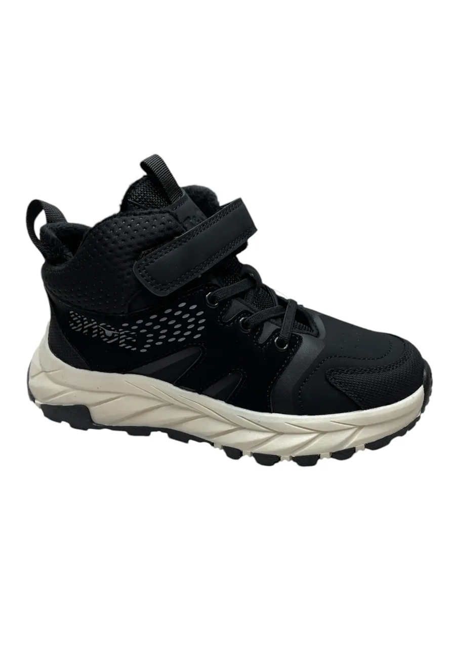 Дитячі демісезонні черевики на тонкому хутрі на хлопчика, фото 1