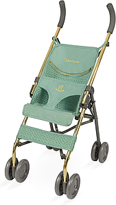 Коляска прогулянкова для ляльок DeCuevas Capriccio (розмір ш35-д45-в75см) 90173 Зелена