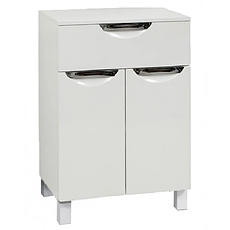 Комод підлоговий "Лаура 50", білий для ванної кімнати