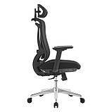 Ергономічне крісло офісне Rosa 2.0 чорне ANGEL, фото 6