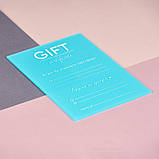 Універсальний подарунковий сертифікат із акрилу 105х148 мм (А6 формат), фото 5