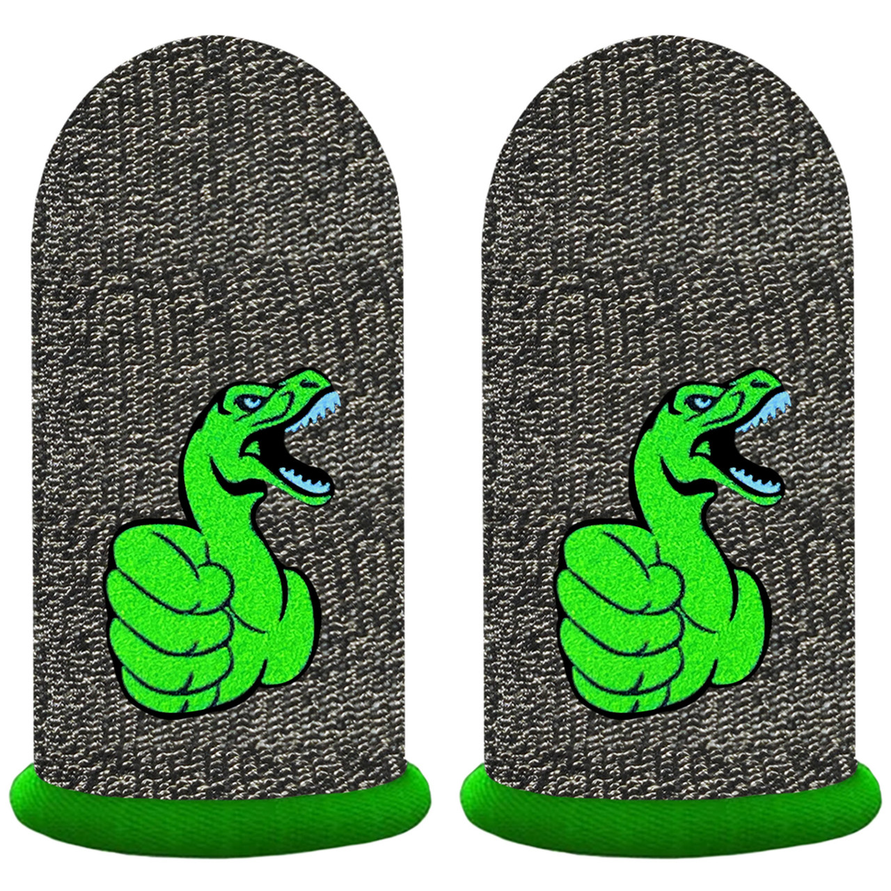 Ігрові напальчники DINO (1 пара 2 шт) для ігор на телефоні смартфоні планшеті pubg пабг пубг standoff 2, фото 1