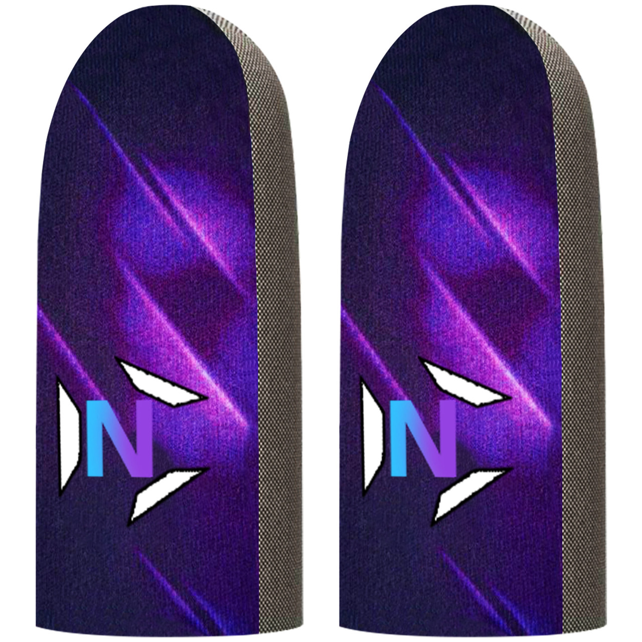 Ігрові напальчники P1 NEO (1 пара 2 шт) для ігор на телефоні смартфоні планшеті срібне волокно pubg пабг, фото 1