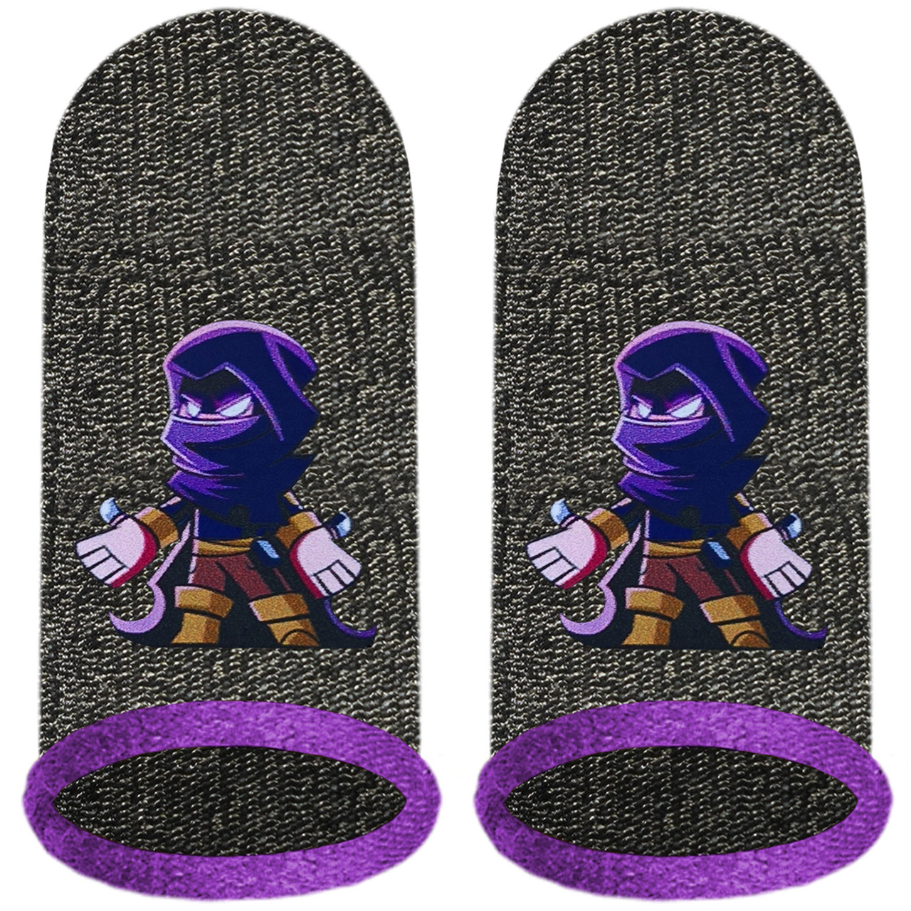 Ігрові напальчники з нейлоном MAGIC (1 пара 2 шт) для ігор на телефоні смартфоні планшеті pubg пабг пубг, фото 1