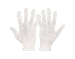 Рукавички трикотажні MASTERTOOL УНІВЕРСАЛ 70% бавовна/30% поліестер 10 клас 2 нитки 32 гр білі