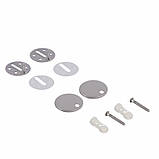 Qtap Сидіння для унітаза підлогового (Aries) 445×360×30 мм, White, з мікроліфтом, Slim Duroplast, Quick Release, фото 4