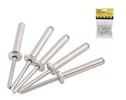 Заклепки алюмінієві витяжні MASTERTOOL 4.8х6.40 мм 50 шт