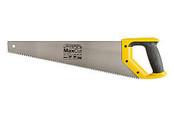 Ножівка столярна MASTERTOOL 7TPI MAX CUT 450 мм загартований зуб 3D заточування поліроване