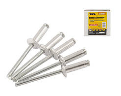 Заклепки алюмінієві витяжні MASTERTOOL 4.0х10.16 мм 500 шт