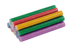 Стрижні клейові MASTERTOOL 11.2х100 мм 12 шт кольорові перламутрові