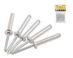 Заклепки алюмінієві витяжні MASTERTOOL 4.8х8.00 мм 50 шт