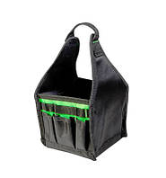 Сумка для інструментів відкрита MASTERTOOL 160х170х310 мм 8 кишень посилене дно 1680 DEN