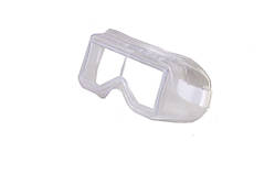 Окуляри закриті MASTERTOOL ДАЙВЕР/ТРИПЛЕКС оправа силікон вентиляційні отвори прозорі