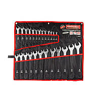 Набір ключів комбінованих COLD STAMPED CRV із 25 од. SATINE, Haisser 48430