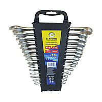 Сталь 48008 Набір комбінованих ключів CRV 15 шт