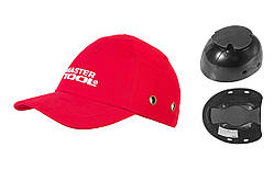Каскетка захисна MASTERTOOL червона