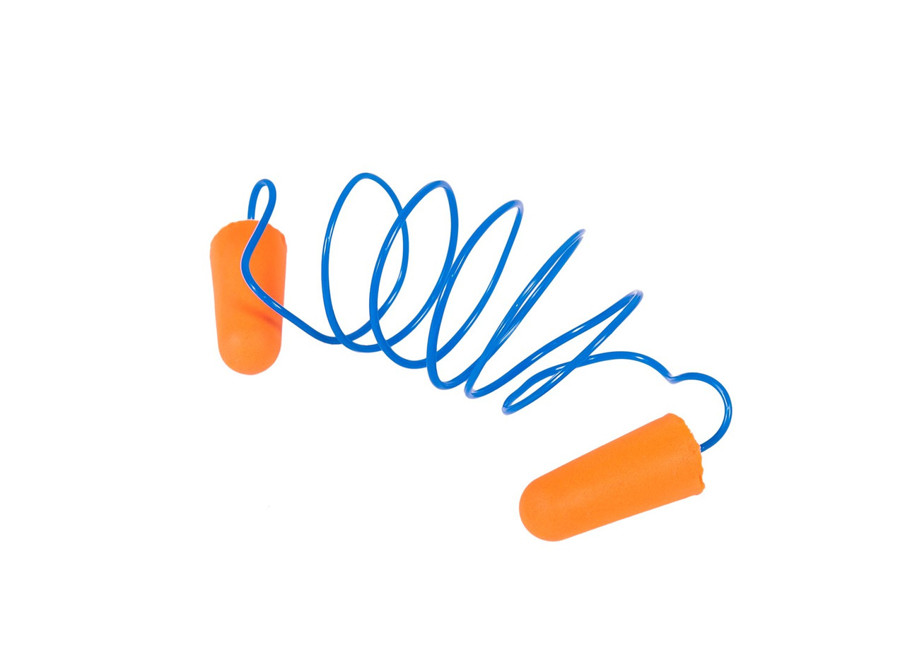 Беруші зі шнурком MASTERTOOL 12х27 мм 33 дБ, фото 1