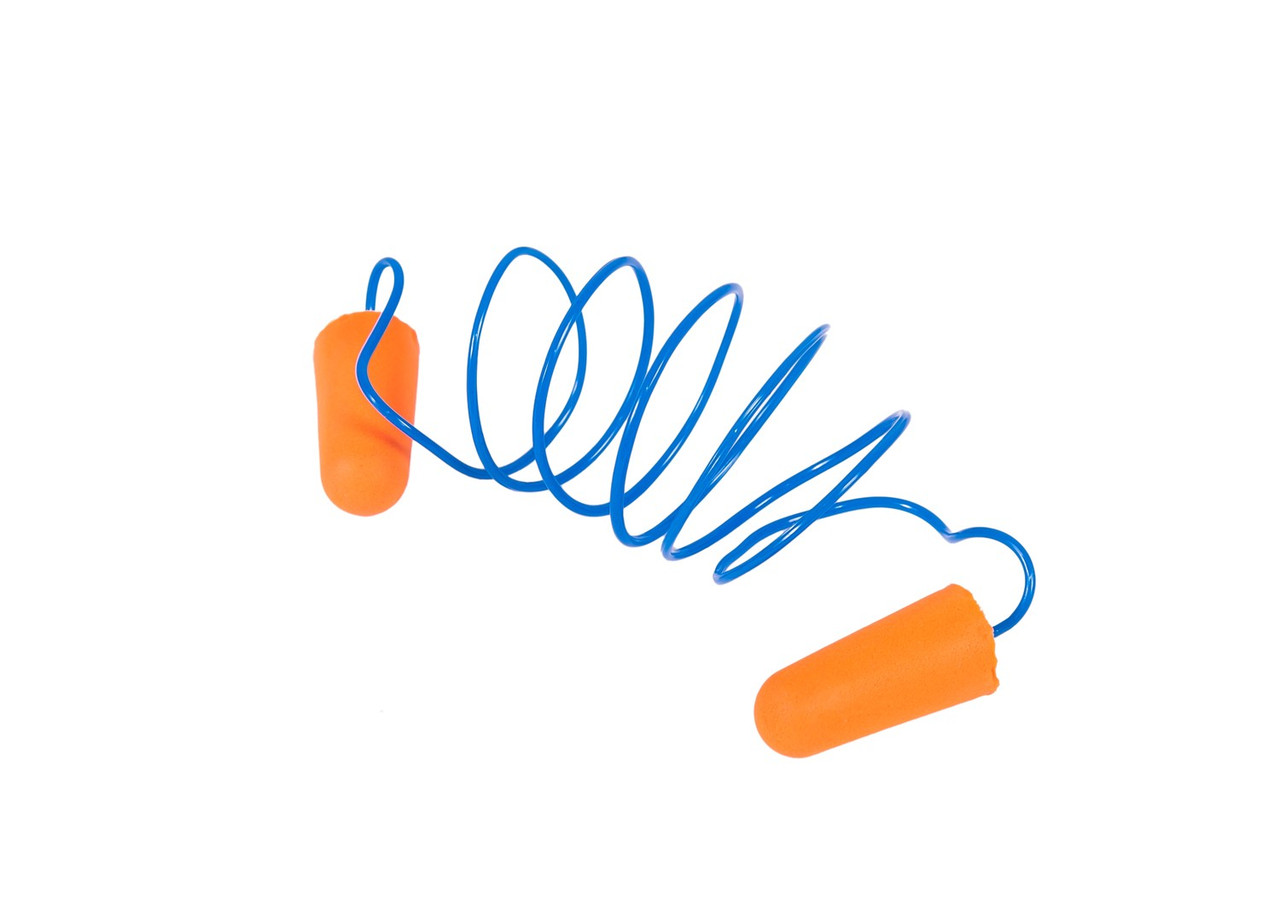 Беруші зі шнурком MASTERTOOL 13х24 мм 32 дБ, фото 1