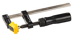 Струбцина столярна MASTERTOOL F-Type 150х50 мм 1700 Н дерев&#x27;яна ручка DIN 5117